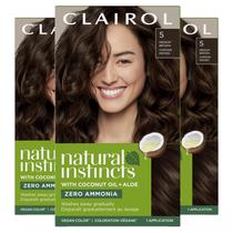 Tintura para cabelo Clairol Natural Instincts Demi-Permanent 5 Castanho Médio