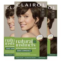 Tintura para cabelo Clairol Natural Instincts Semipermanente 5A Castanho Tintura para cabelo Clairol Natural Instincts Semipermanente 5A Castanho
