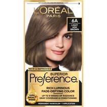 Tintura para cabelo L'Oreal Paris Superior Preference Castanho Cinza Claro 6A