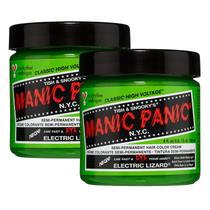 Tintura para cabelo MANIC PANIC Classic Electric Lizard Neon Green 120 ml