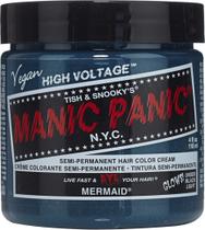 Tintura para cabelo MANIC PANIC Classic Mermaid Neon Ocean Blue 118 ml Tintura para cabelo MANIC PANIC Classic Mermaid Neon Ocean Blue 118 ml