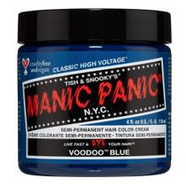 Tintura para cabelo MANIC PANIC Classic Voodoo Blue Semi Permanente Tintura para cabelo MANIC PANIC Classic Voodoo Blue Semi Permanente