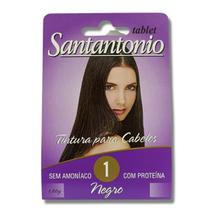 Tintura Para Cabelo Tablet Santantonio N.1 Negro -Sem Amoníaco com Proteínas