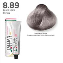 Tintura para cabelos itallian color 8.89 louro claro pérola 60gr