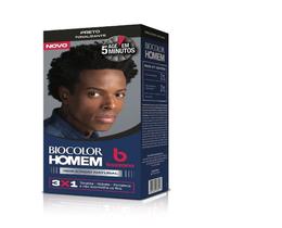 Tintura Permanente Biocolor Homem Preto