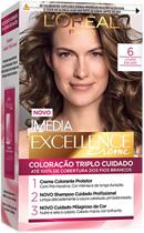 Tintura Permanente Imédia Excellence Creme 6 Louro Escuro