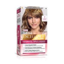 Tintura Permanente Imédia Excellence De Loréal Paris 7.0 Louro Natural Tintura Permanente Imédia Excellence De Loréal Paris 7.0 Louro Natural