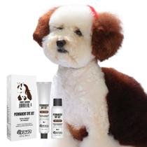 Tintura permanente para pêlos de cães OPAWZ Teddy Brown, segura para mais de 20 lavagens Tintura permanente para pêlos de cães OPAWZ Teddy Brown, segura para mais de 20 lavagens