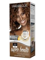 Tintura Probelle Super Bonita 7.7 Louro Marrom - Coloração Permanente Tintura Probelle Super Bonita 7.7 Louro Marrom - Coloração Permanente