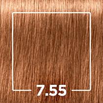 Tintura Profissional Igora Louro Médio Dourado 7.55