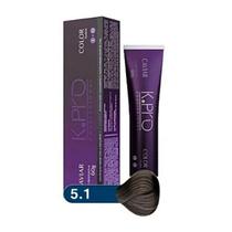 Tintura Profissional K.PRO Caviar Color 5.1 Castanho Claro Acinzentado 60g