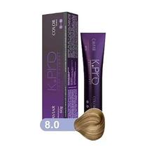 Tintura Profissional K.PRO Caviar Color 8.0 Loiro Claro 60g