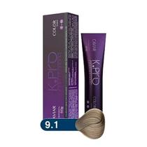 Tintura Profissional K.PRO Caviar Color 9.1 Loiro Muito Claro Acinzentado 60g Tintura Profissional K.PRO Caviar Color 9.1 Loiro Muito Claro Acinzentado 60g