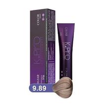 Tintura Profissional K.PRO Caviar Color 9.89 Loiro Muito Claro Bege 60g