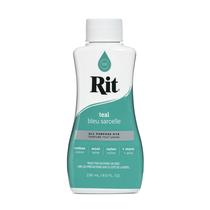 Tintura Rit Dye Teal - Frasco de 240ml para 2 Libras de Tecido