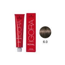 Tintura Schwarzkopf Igora Royal 6.0 Louro Escuro Natural