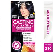 Tintura semi-permanente casting creme gloss 210 preto azulado