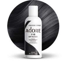 Tintura Semipermanente Adore 118 Off Black Vegana 118 ml
