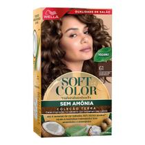 Tintura Soft Color Sem Amônia 61 Louro Escuro Amadeirado SOFT COLOR Sem Amônia 1un