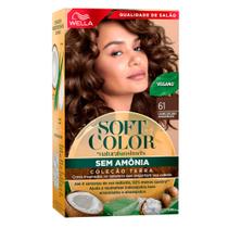 Tintura Soft Color Sem Amônia Coleção Terra Louro Escuro Amadeirado 61