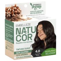 Tintura Suave Embelleze Natucor 4.0 Castanho Médio