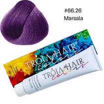 Tintura Troia Hair Colors 66.26 Marsala - 60g