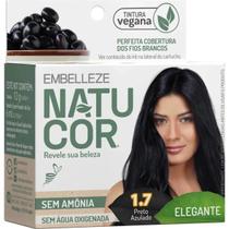 Tintura Vegana Natucor Elegante Preto Azulado 1.7 Embelleze Tintura Vegana Natucor Elegante Preto Azulado 1.7 Embelleze