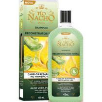 Tio nacho shampoo reconstrutor total aloe vera puro 415ml - Tío Nacho