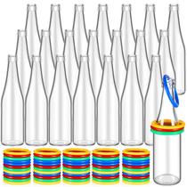 Tioncy Ring Toss Game 30 garrafas de vidro e 150 anéis coloridos Tioncy Ring Toss Game 30 garrafas de vidro e 150 anéis coloridos