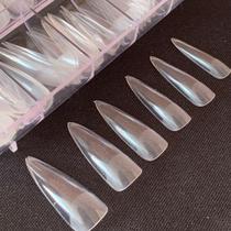 Tip Stiletto Transparente C/120 Unidades - Helen Color