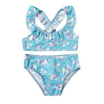 Tip Top Biquini Toddler Unicornios Azul