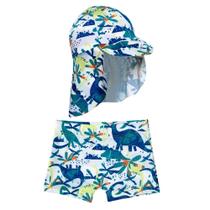 Tip Top Conjunto Praia Sunga Boxer e Bone Dinossauros Tip Top Conjunto Praia Sunga Boxer e Bone Dinossauros