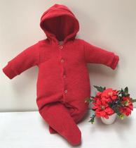 Tip Top Macacão Bebe Menina Inverno Plush Buckle Capuz 073 Tip Top Macacão Bebe Menina Inverno Plush Buckle Capuz 073