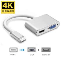 Tipo-c Para Hdmi Vga 2-em-1 Docking Station Usb C Converter