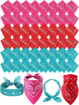 Tipo de unidade de bandana: 48 peças, Paisley, 54x54cm, poliéster Tipo de unidade de bandana: 48 peças, Paisley, 54x54cm, poliéster