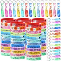 Tipo de unidade de chaveiro: pulseira de silicone Bible Verse, 120 unidades Tipo de unidade de chaveiro: pulseira de silicone Bible Verse, 120 unidades