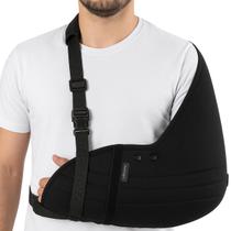 Tipoia Bilateral Tam P Estofada Confortável Preto Braço Clavícula Imobilizadora Pós Operatório Ombro Tipoia Bilateral Tam P Estofada Confortável Preto Braço Clavícula Imobilizadora Pós Operatório Ombro