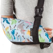 Tipoia Infantil Masculino Bilateral Estofada Ortopedica Confortavel Imobilizadora Braço Ombro Clavicula Criança Velpeau