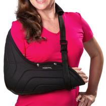 Tipoia Kestal Ortopédica Estofada Bilateral Preta Tam G - unidade