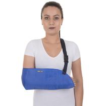 Tipoia Para Braço Sacolinha Em Naylon Bilateral Azul - Artipé