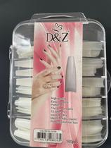 TIPS DZ Bailarina para Alongamento Unhas Gel, Postiças, Acrigel Leitosa