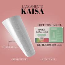 Tips Soft Gel Fosca Matte Unha Bailarina - Kaisa C/ 500 Refil