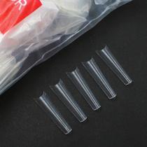 Tips transparente mandorla extra longa curvada 500un unhas