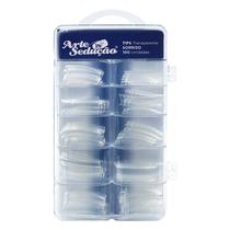 Tips Unhas Postiças Sorriso Transparente Arte Sedução