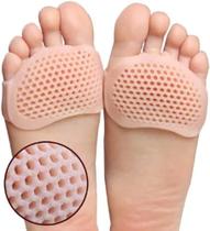 Tiptoe Protetor Para os Pés Antiderrapante Silicone Ortopédica Bege Tiptoe Protetor Para os Pés Antiderrapante Silicone Ortopédica Bege