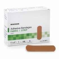 Tira adesiva 1 X 3 Polegadas, Bronzeado, 100 Conde por McKesson