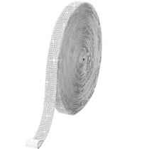 Tira adesiva de strass Zonon Silver 1,3 cm x 8,2 m DIY Tira adesiva de strass Zonon Silver 1,3 cm x 8,2 m DIY