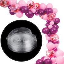 Tira Arco Desconstruído 5 Metros Balão Bexiga Suporte Fita