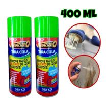 Tira Cola Grude e Etiqueta e Removedor Adesivo 400ml Spray Silicone Espuma Pu Manchas Vedatudo