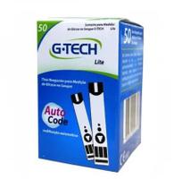 Tira de Glicose Gtech Lite c/50 tiras tira glicemia G-tech Lite